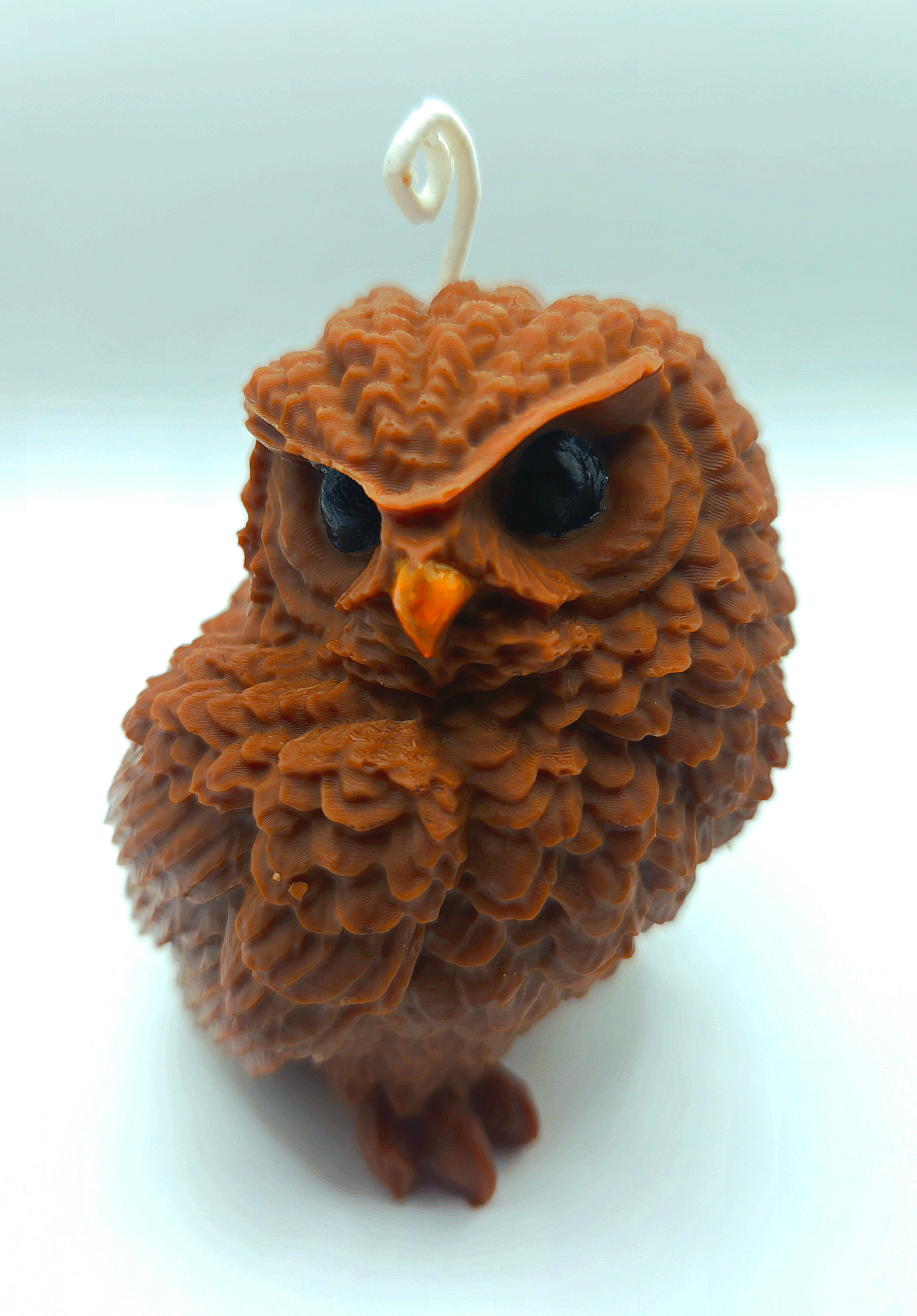 Eulen Kerze – Handgegossen aus Sojawachs (250 g)